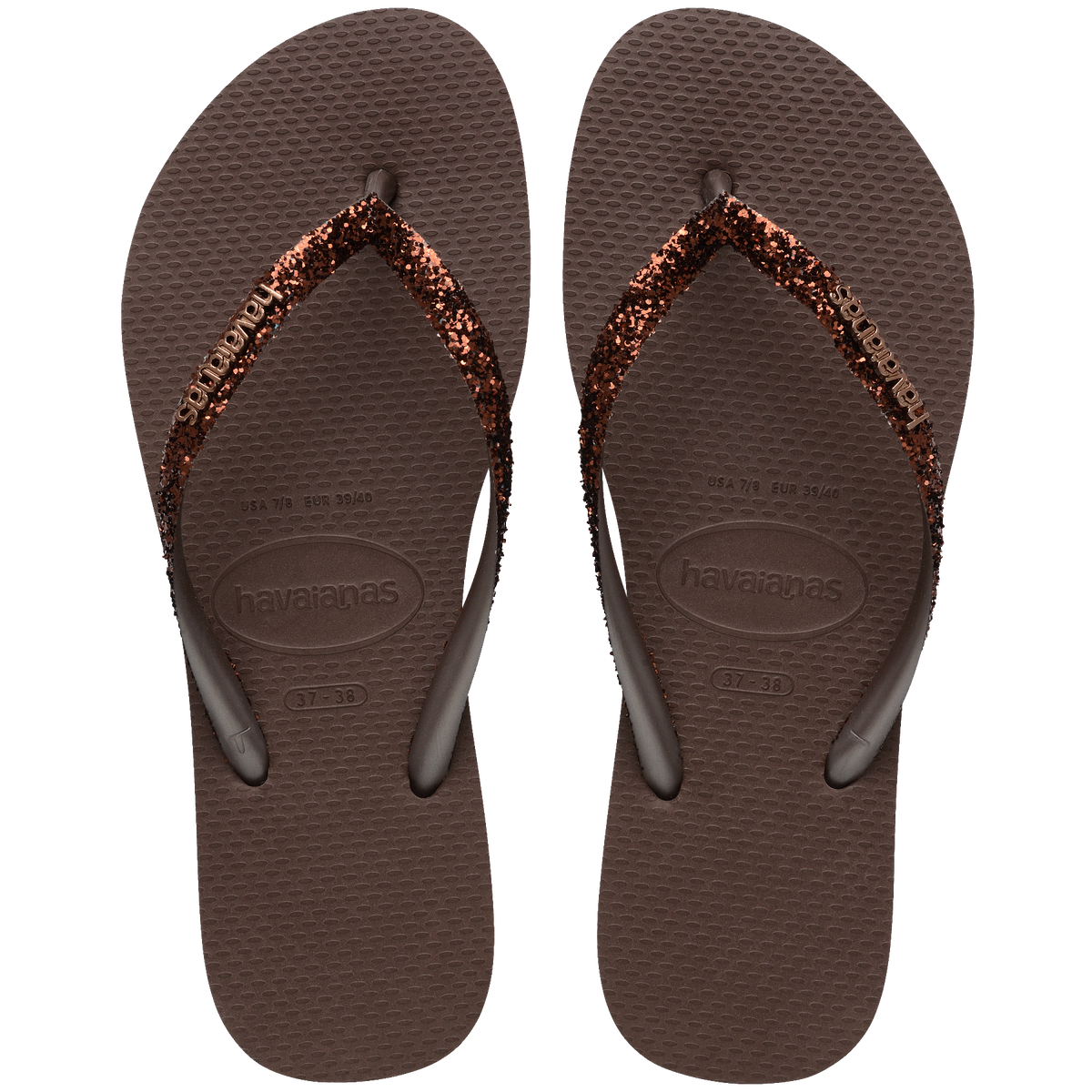 Women's Slim Glitter II - DARK BROWN
