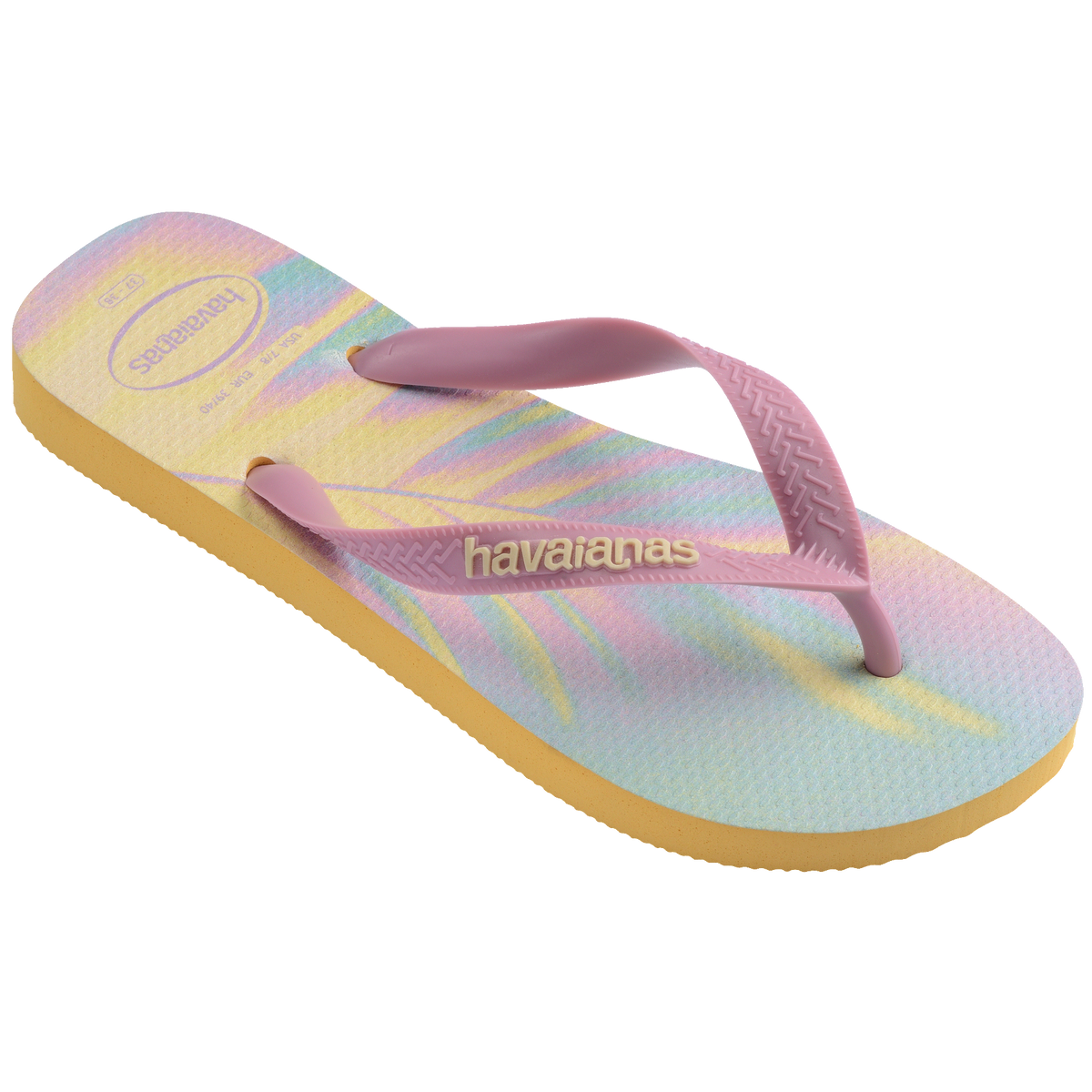 Women's Top Fashion Flip Flops - CAJA YELLOW