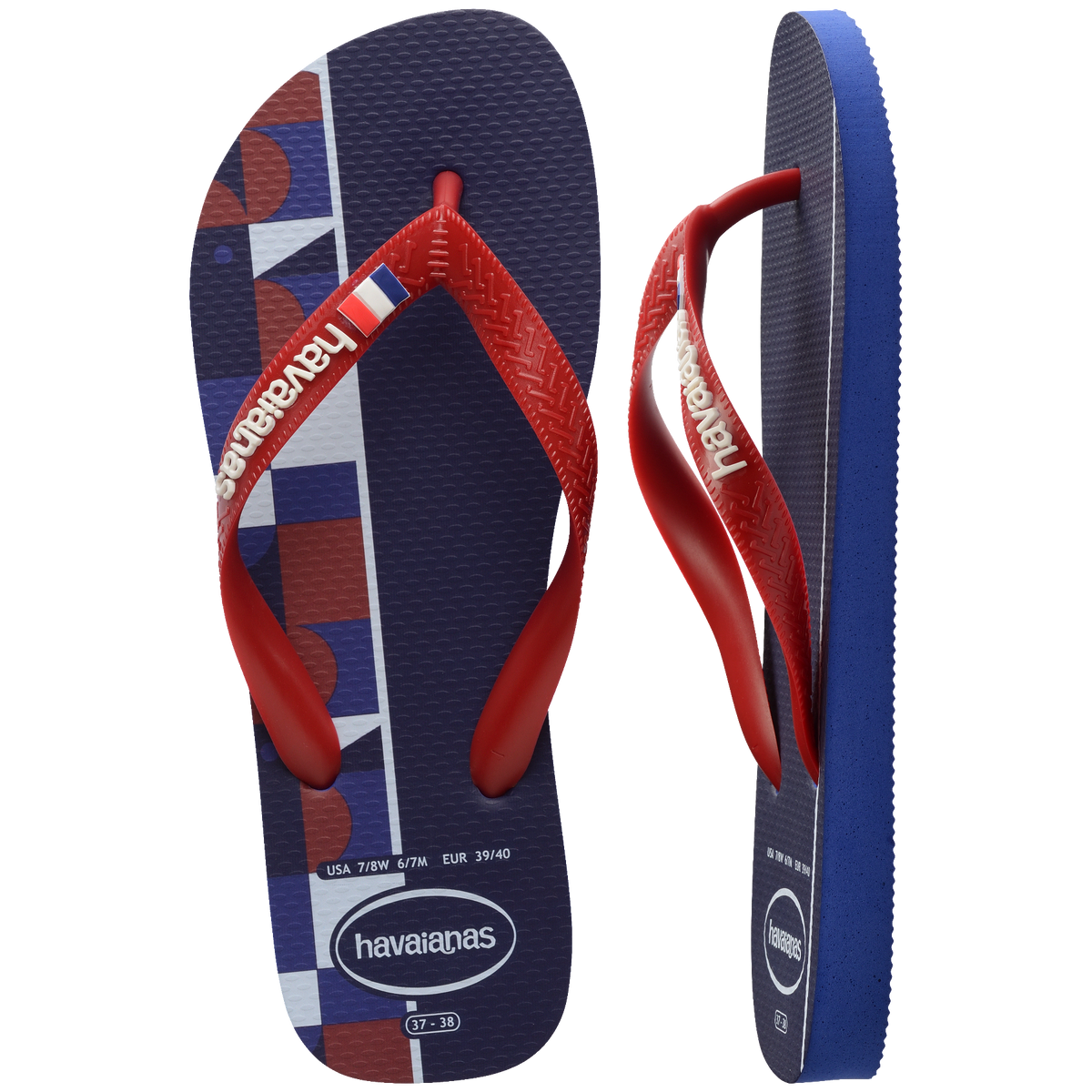 Men's Top Nations I Flip Flops - France